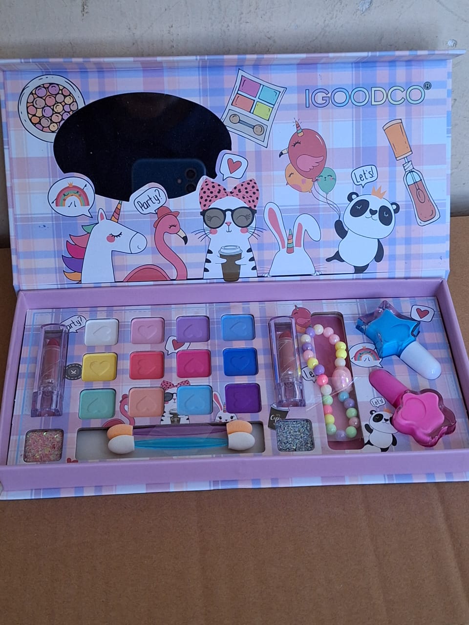 Real Cosmetic Kids Makeup Kit for Girls Washable Makeup