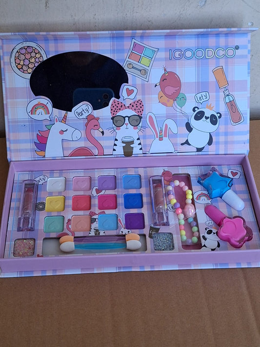 Real Cosmetic Kids Makeup Kit for Girls Washable Makeup