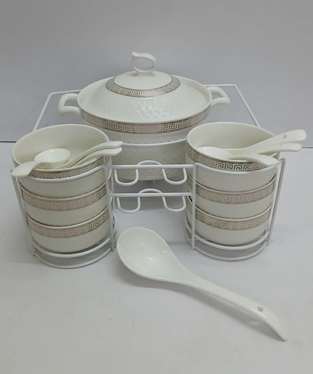 15pcs soup ceramic set
