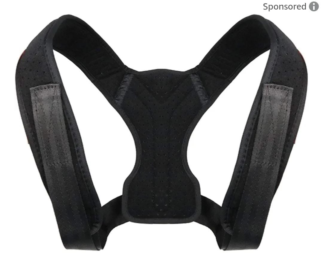 Adjustable back shoulder posture corrector belt