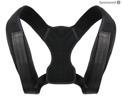 Adjustable back shoulder posture corrector belt