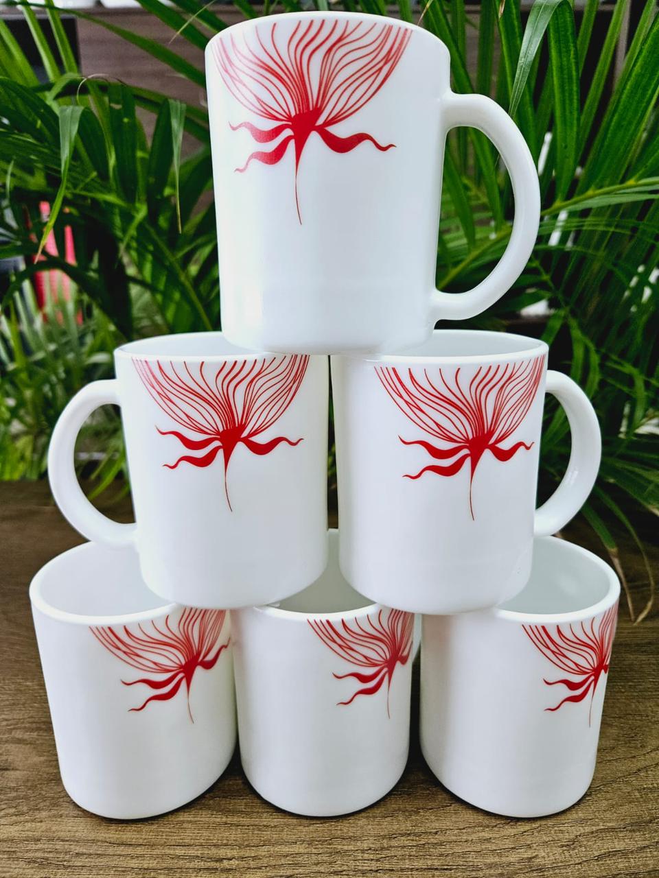 Set of 6 Ceramic Cups