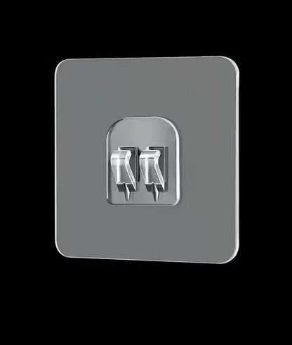 Clear self adhesive hooks
