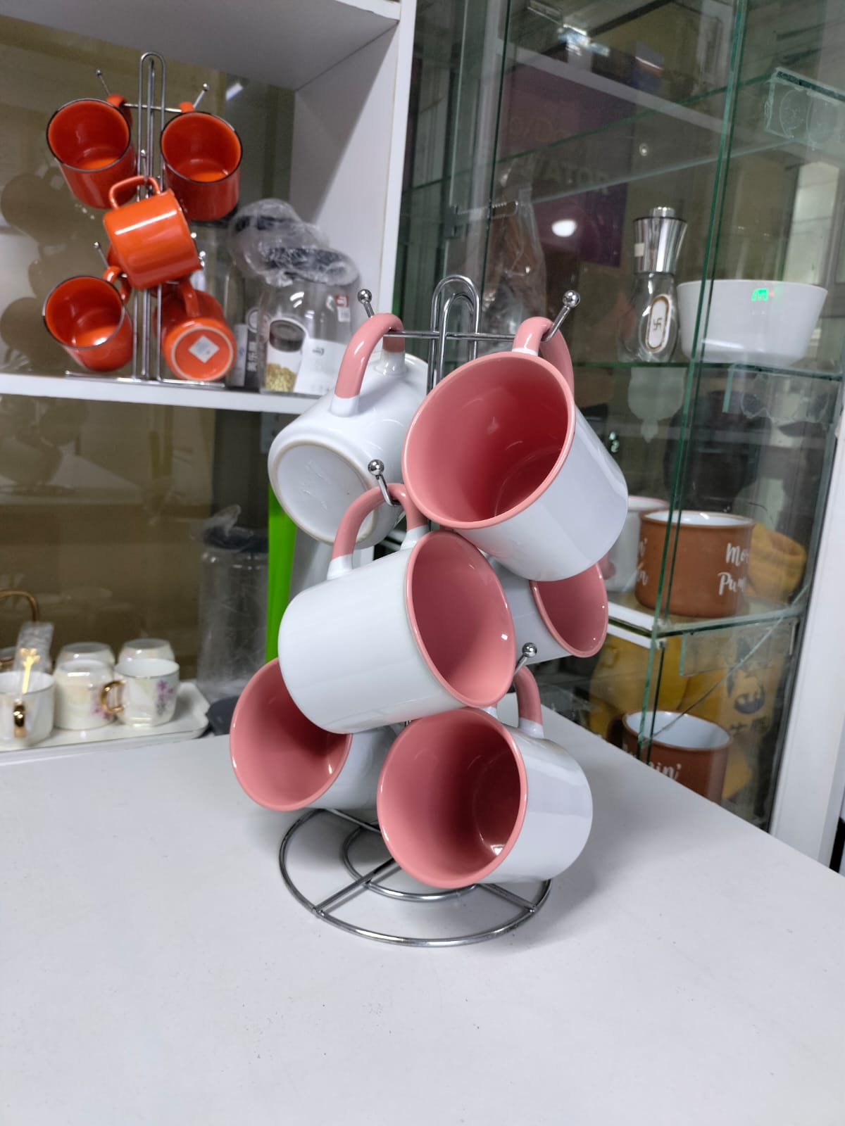 Ceramic mugs 6pcs