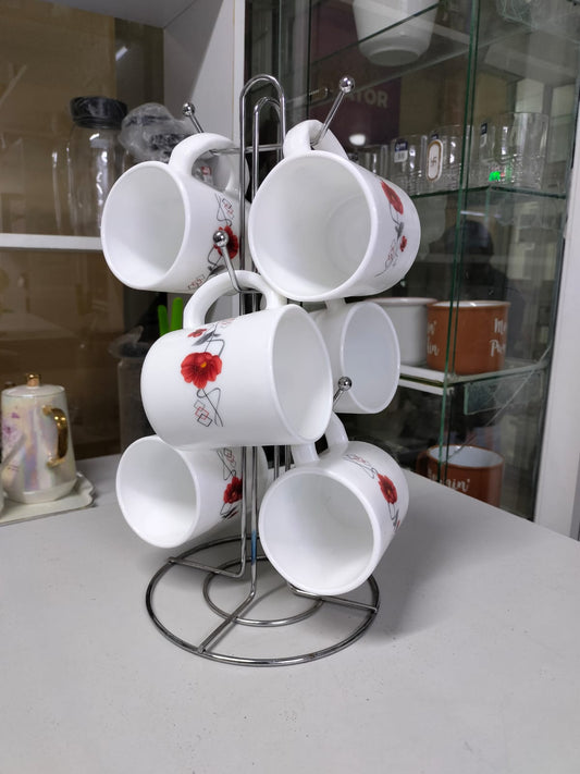 Ceramic mugs 6pcs