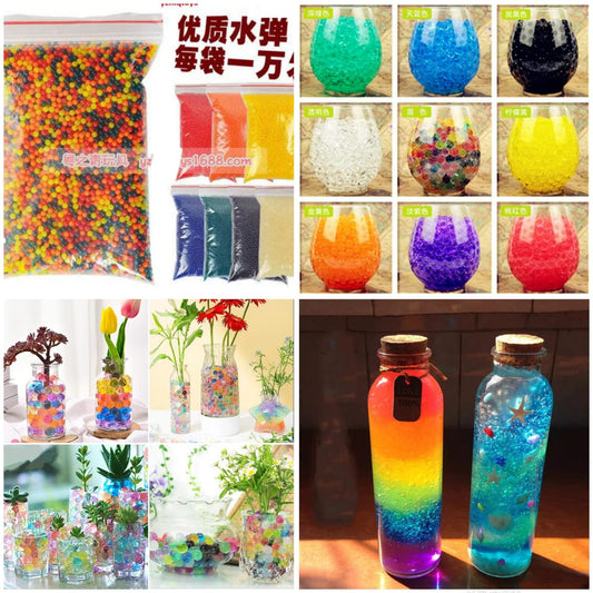 10,000 pieces hydrogel water beads bag