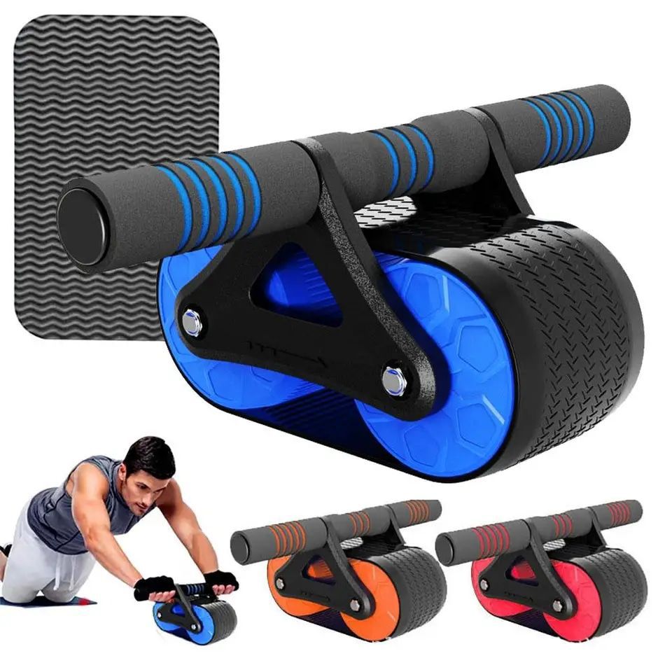 Fitness Ab Roller Coaster Wheel Automatic Rebound