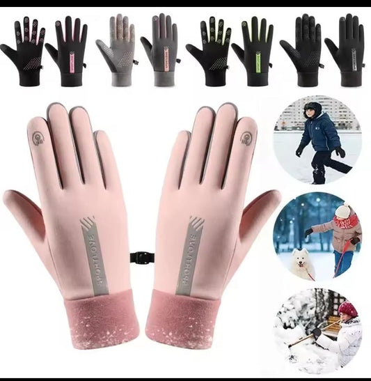 Winter sports gloves , waterproof and windproof (pair)