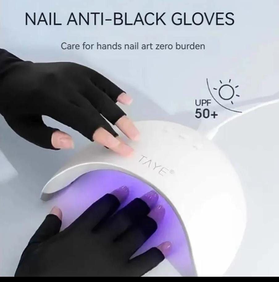 Anti UV Radiation Gel dryer machine protection Gloves(pair)