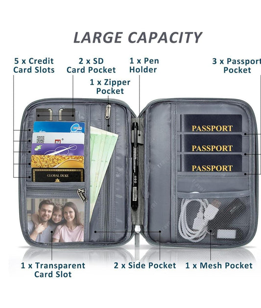 Travel Wallet & Family Passport Holder