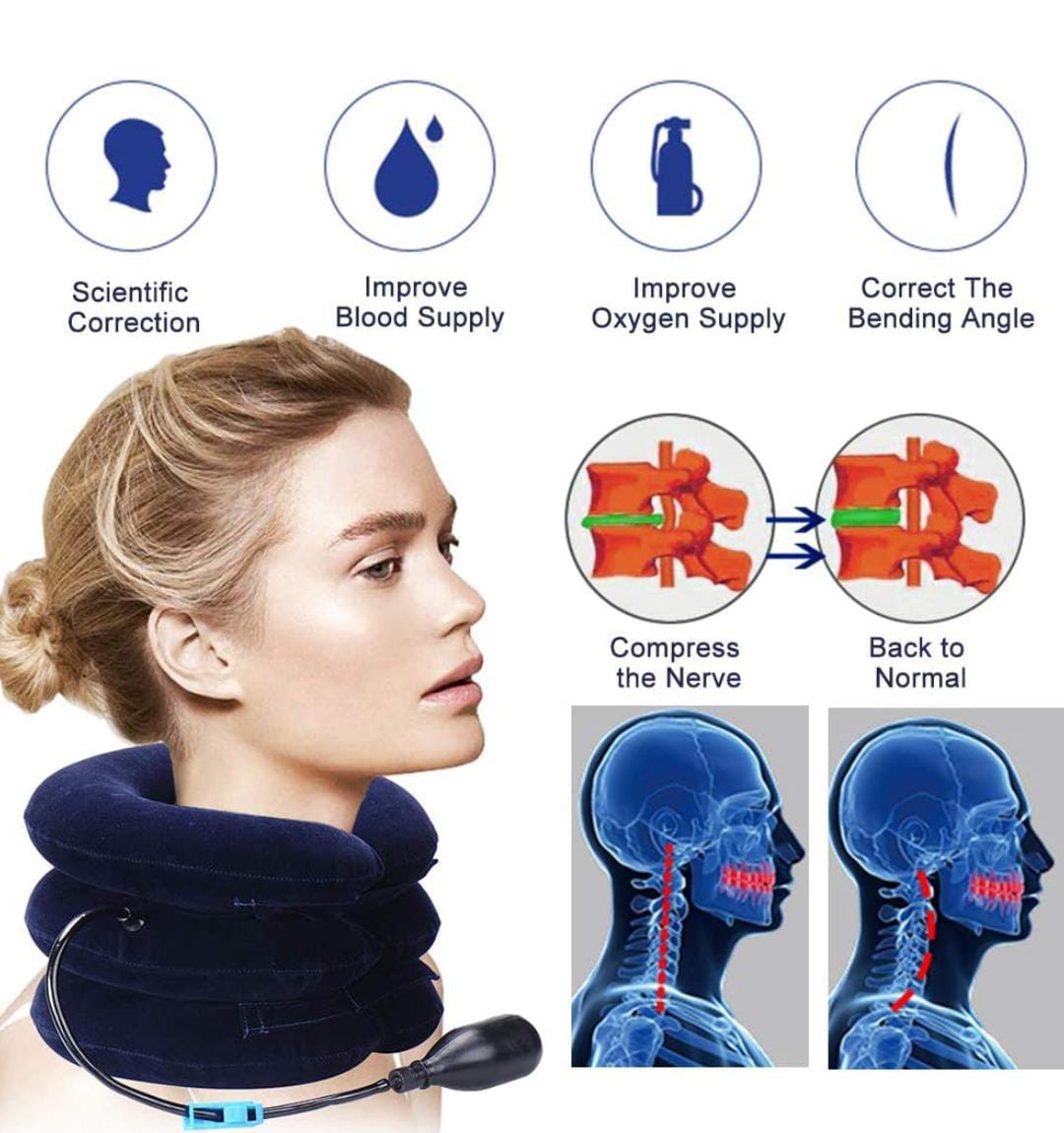 Cervical Neck Traction neck pillow