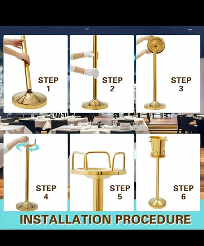 Luxury Champagne / Wine / Beer Ice Bucket Stand 1pc