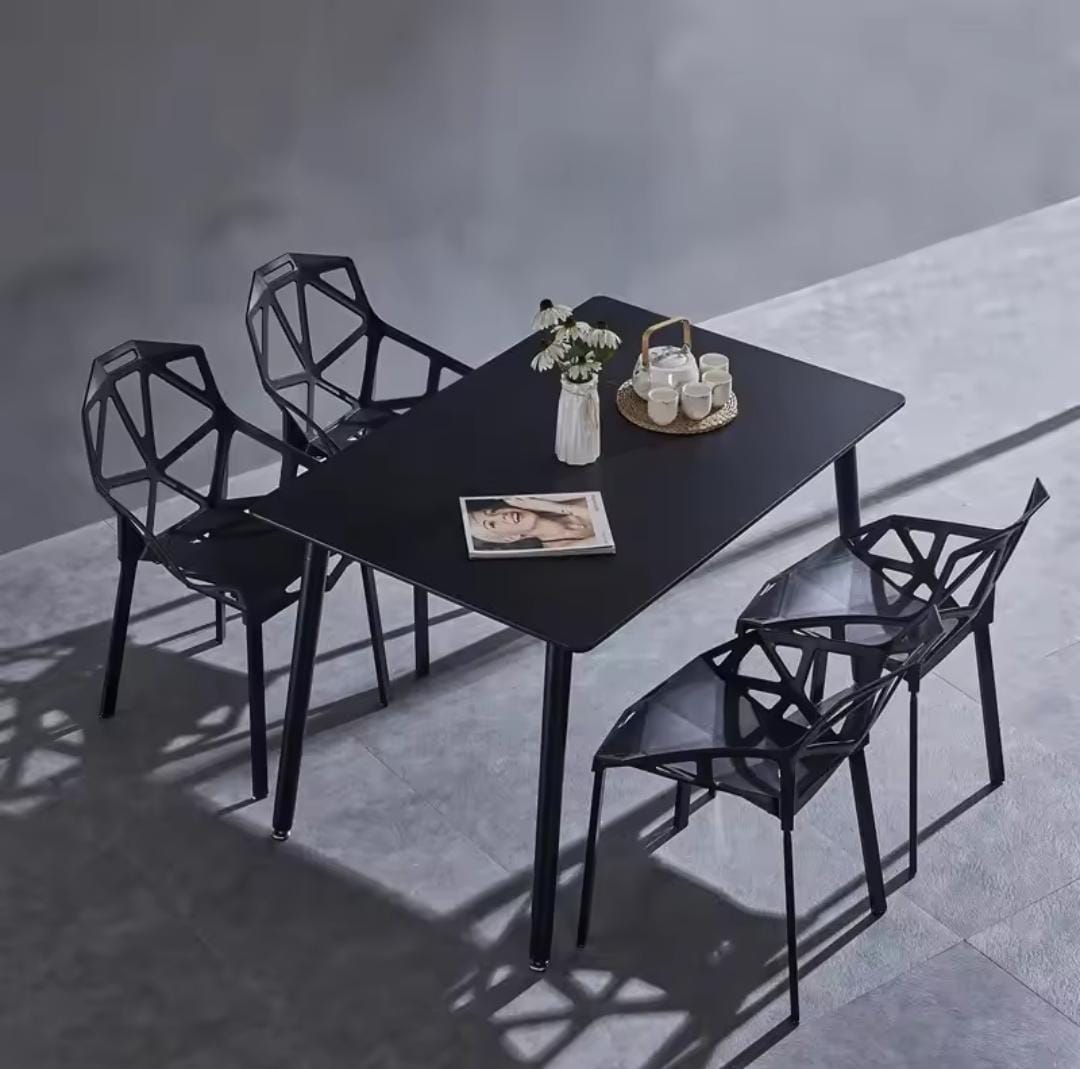 Modern simple geometric pattern like (plastic chairs) 1pc