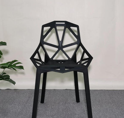 Modern simple geometric pattern like (plastic chairs) 1pc