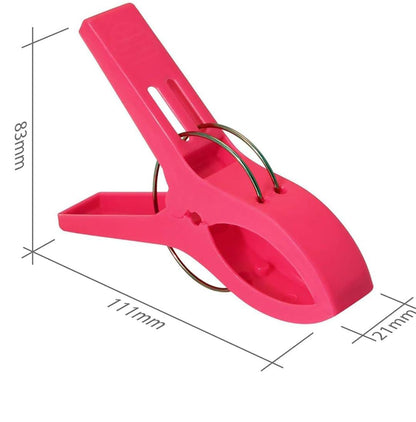 4Pcs Bright & Sturdy Big Balcony Clips
