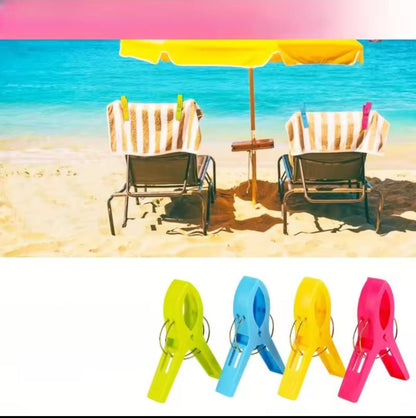 4Pcs Bright & Sturdy Big Balcony Clips