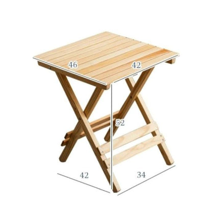 Wooden Folding Balcony Slatted Side