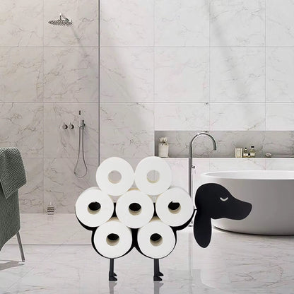 Creative Toilet Paper Holder – Metallic Finish