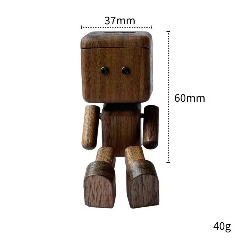 Cute Wooden Driving Buddy Robot Car Diffuser