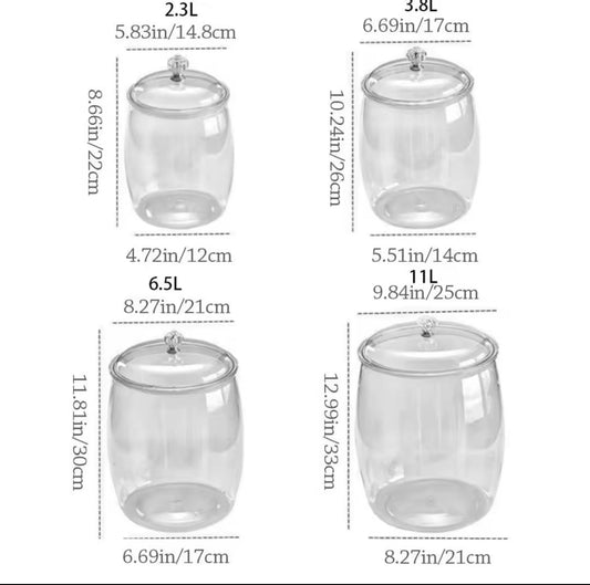 5 in 1 Airtight storage containers