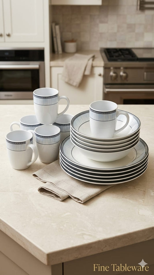 18pc Mesh new dinner set