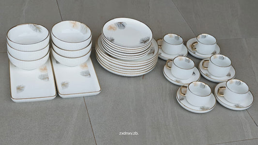 Elegant  European Porcelain Dinner set  32pcs set