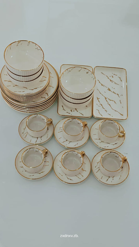 Elegant  European Porcelain Dinner set  32pcs set