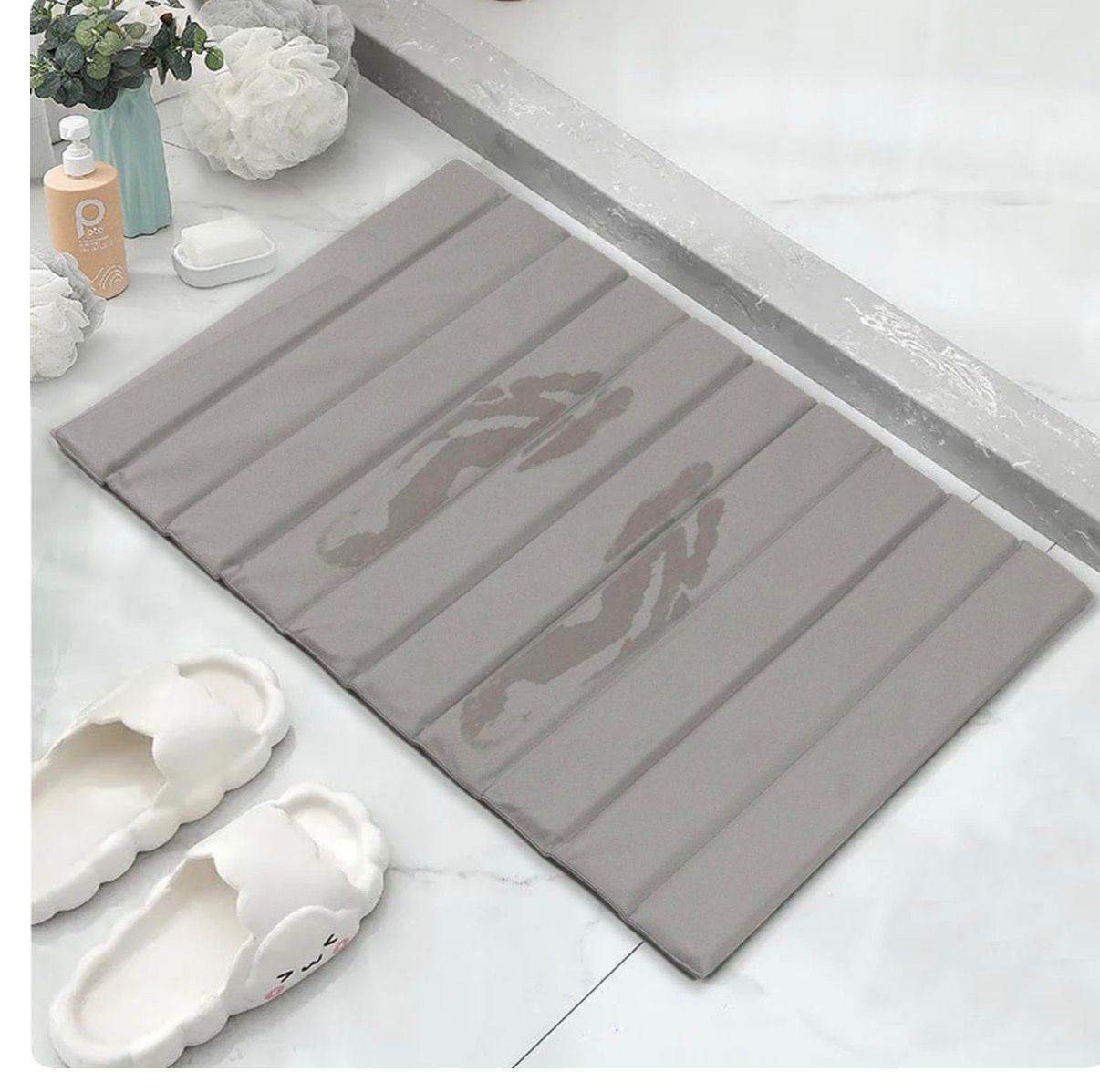 Multifunctional Fast Drying Stone Dish Drying Mat /Insulation Pad/ Bath Mat (60×40cm)