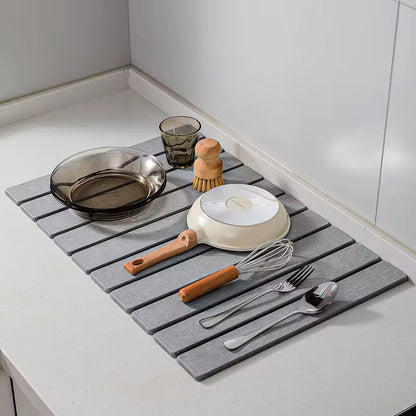 Multifunctional Fast Drying Stone Dish Drying Mat /Insulation Pad/ Bath Mat (60×40cm)