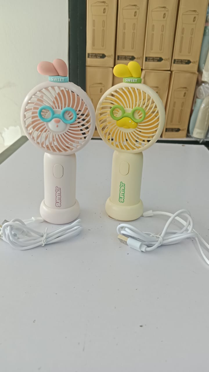 Cute Cartoon Handheld Mini Fans