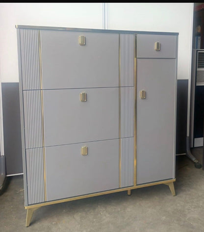 Sleek Bucket Flip Shoe Cabinet