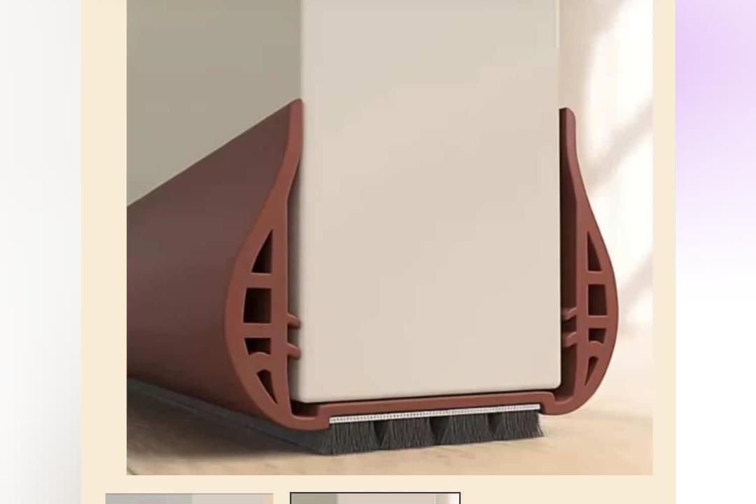 Double layer door sealer strip