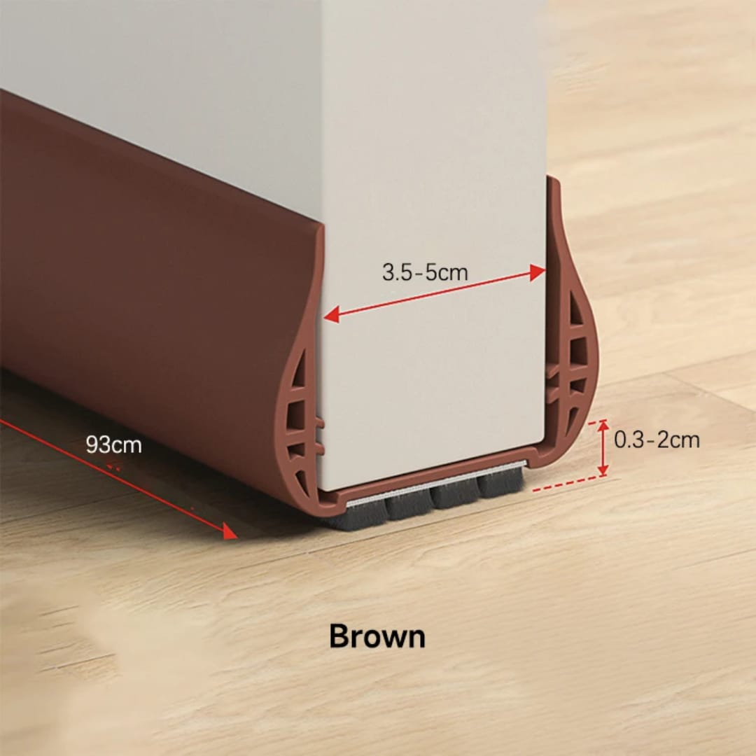 Double layer door sealer strip