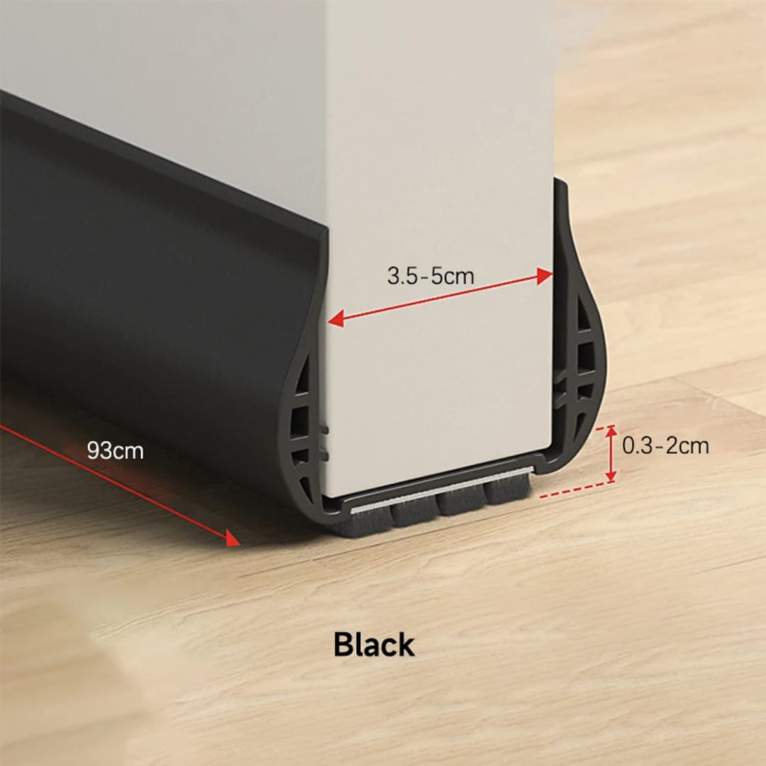 Double layer door sealer strip