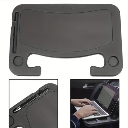 Multifunctional car steering wheel tray