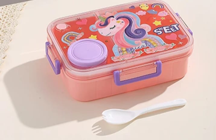 Kids Lunch box with a spoon
