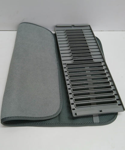 Foldable kitchen drying mat