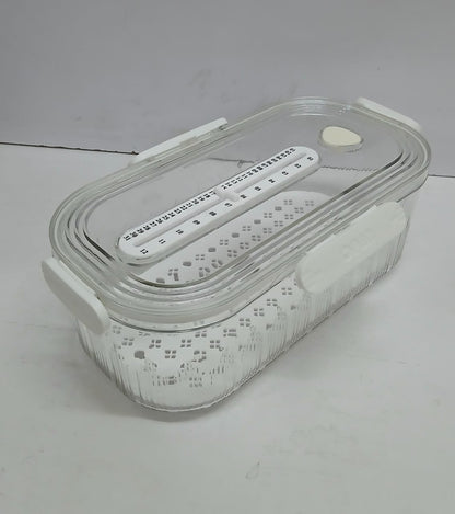 Timekeeping Stackable fridge /storage organizer