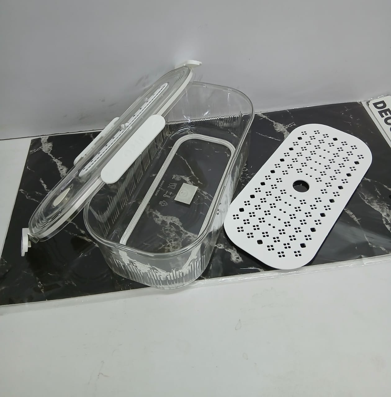 Timekeeping Stackable fridge /storage organizer