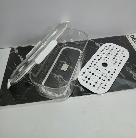 Timekeeping Stackable fridge /storage organizer