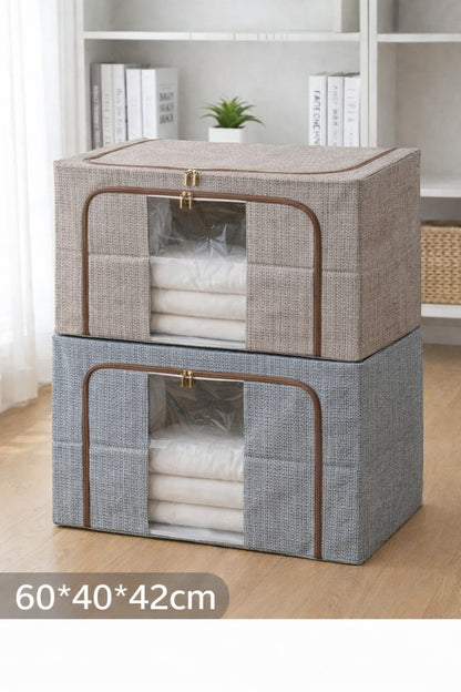 Largest capacity zipper Foldable storage box(A)