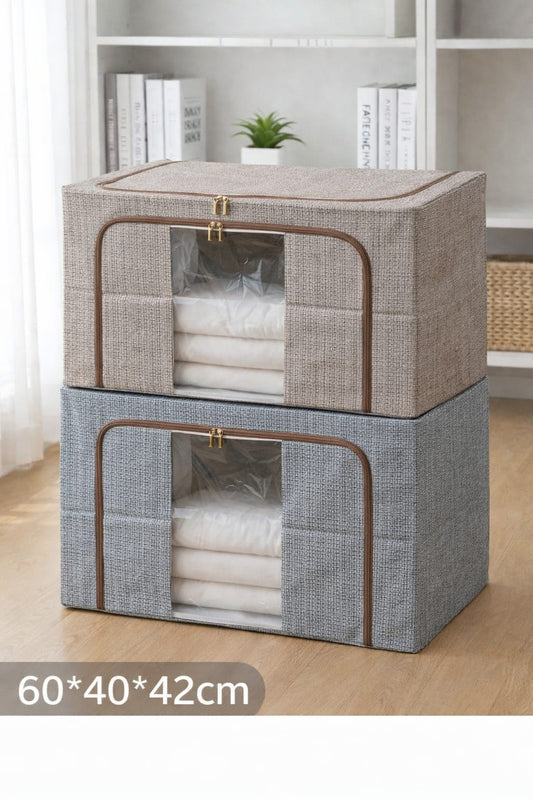 Largest capacity zipper Foldable storage box(A)