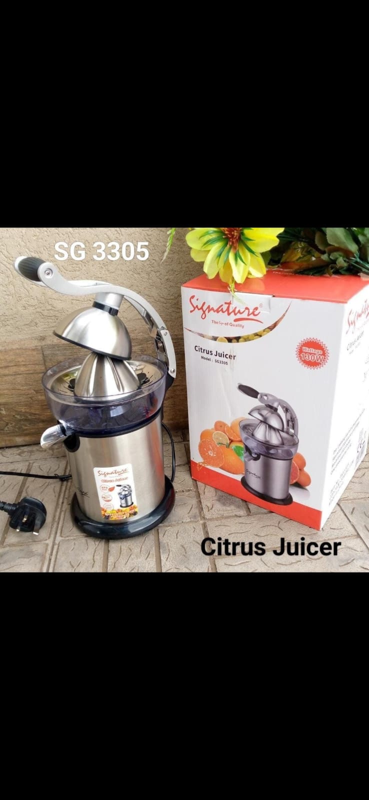 Citrus juicer