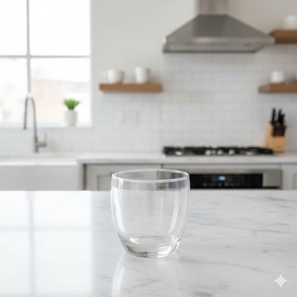 Elegant Polycarbonate Oval Acrylic Cup – 250ml 6pcs