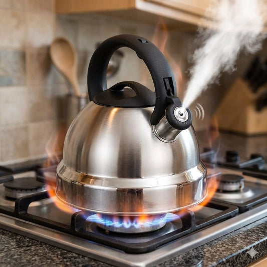 Stainless steel whistling kettle