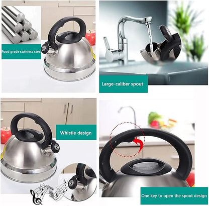 Stainless steel whistling kettle
