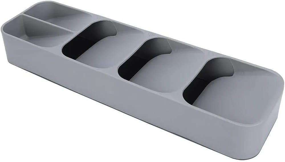 Plastic spoon organizer (grey)