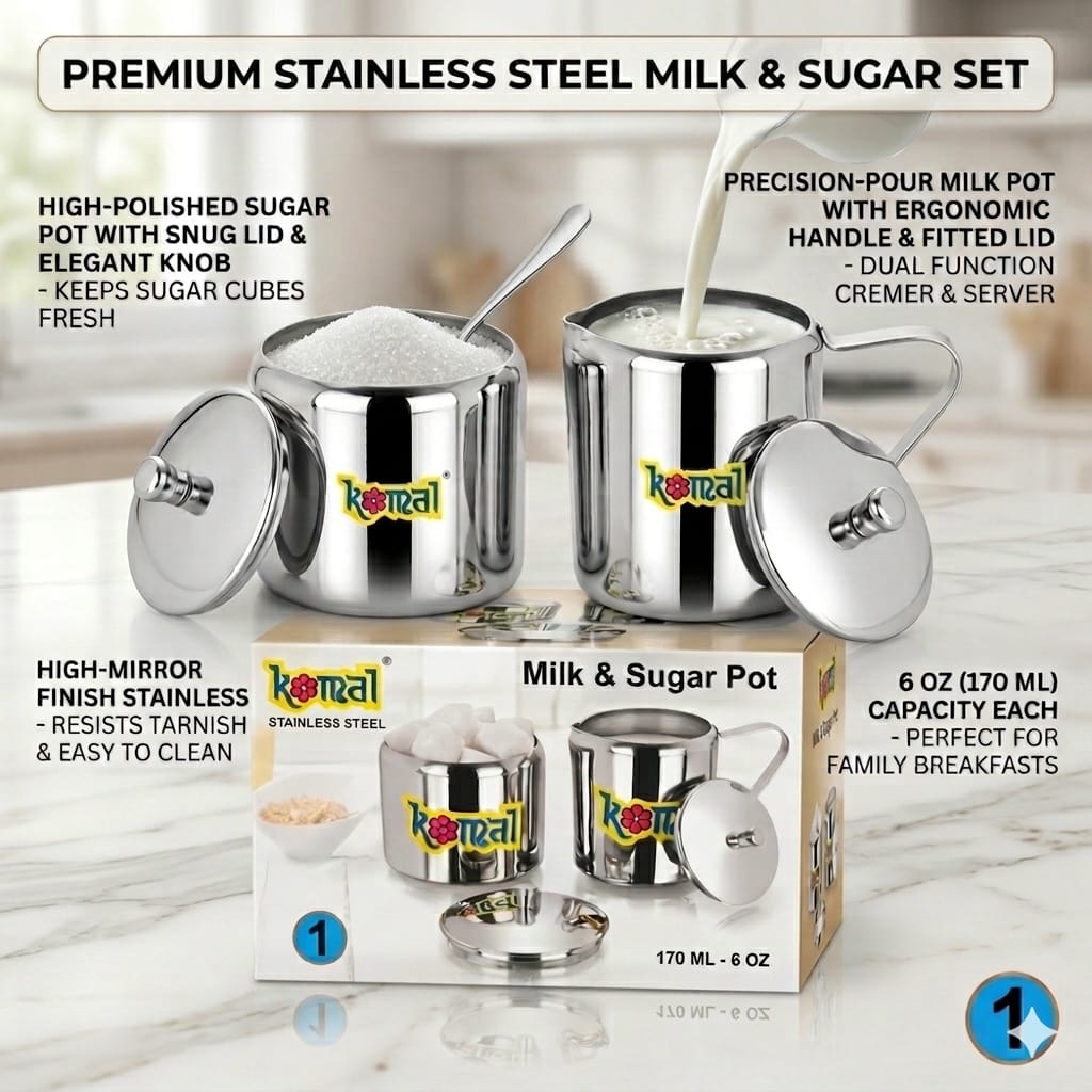 Milk & Sugar Pot Set (2PCS)