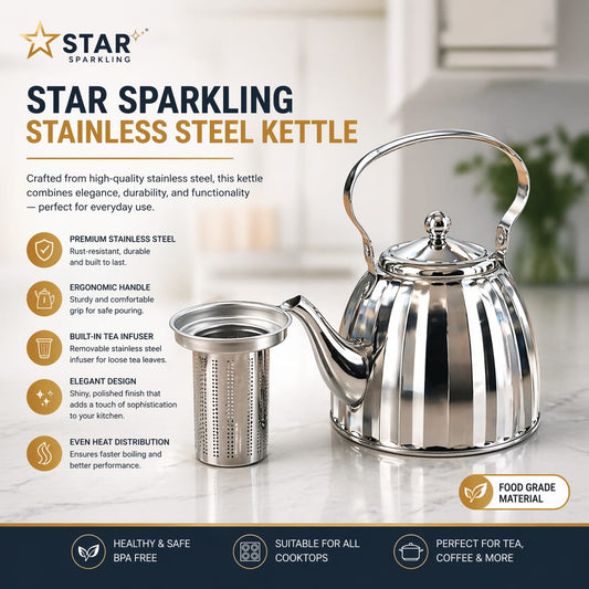 Steel Kettle with Filter