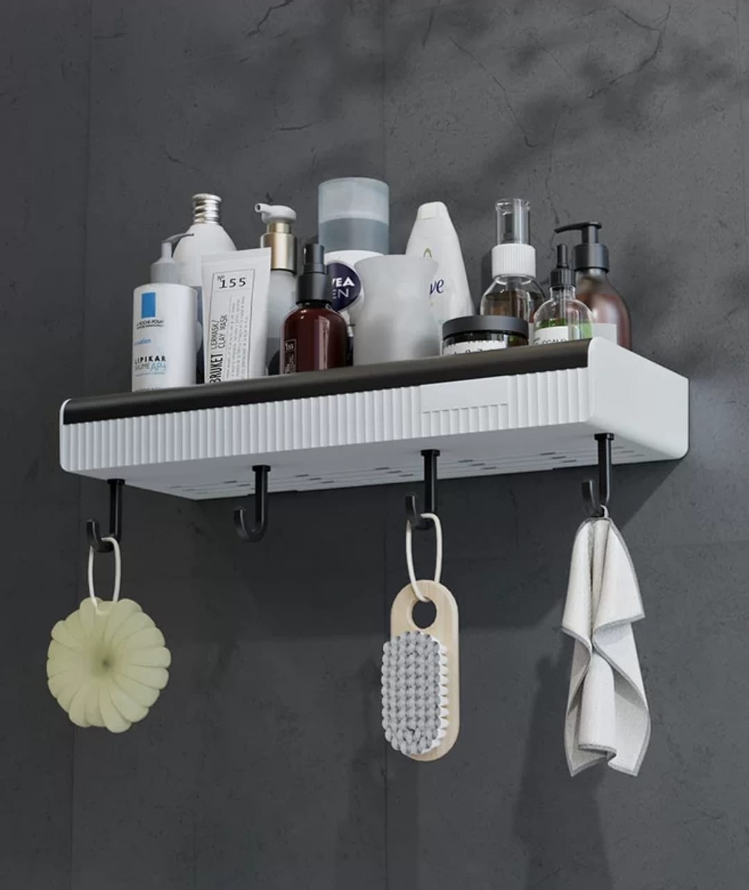 Wall mounted bathroom shelf 1pc